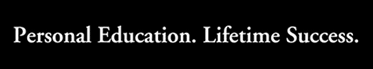 Personal Education. Lifetime Success.