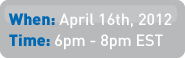 Open House, 6pm-8pm EST at our Virtual Class Room
